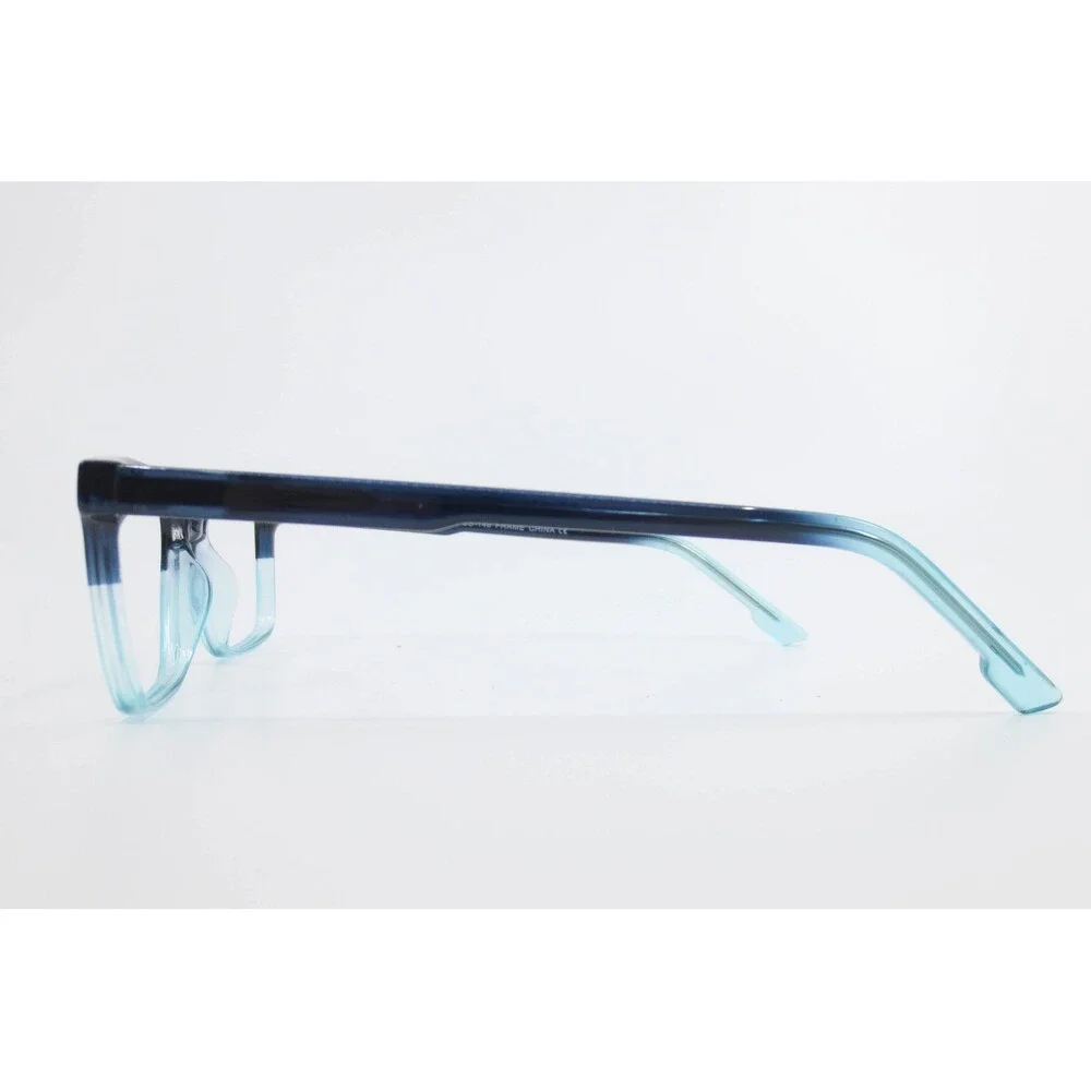 Success SS-146 Eyeglasses Frames Blue Gradient Rectangular 47-16-135 39124